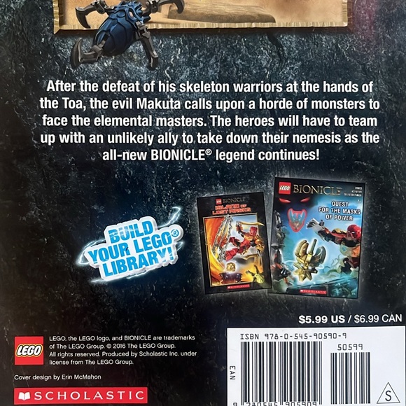 Lego Bionicle. Revenge of the Skull Spiders. Paperback book. - Picture 6 of 6